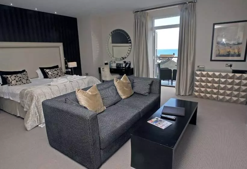 Habitació Estàndard Llit Matrimoni Vista Mar, The Llawnroc