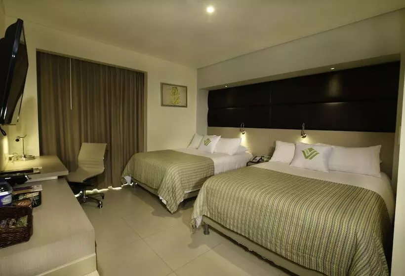 ２ダブルベッドのスタンダードルーム, Wyndham Garden Barranquilla