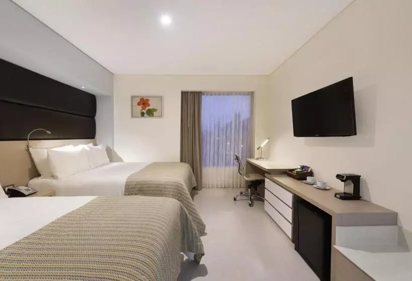 ２ダブルベッドのスタンダードルーム, Wyndham Garden Barranquilla