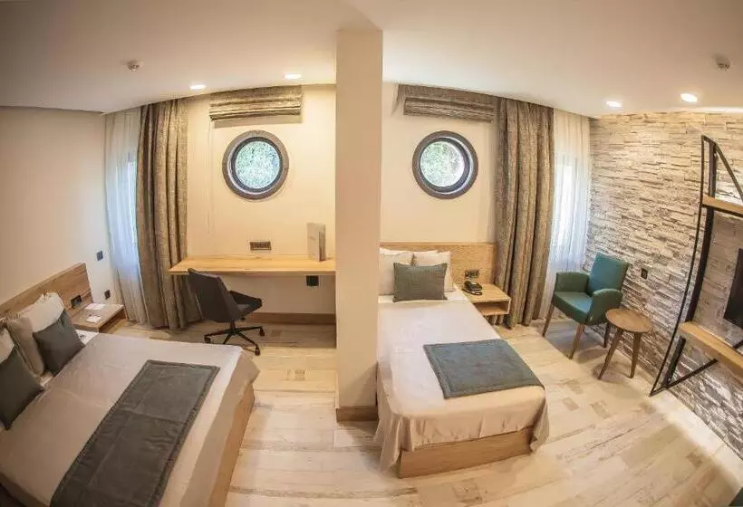 ガーデンビューのスタンダードワンルーム, Cuci Hotel Di Mare Bayramoglu