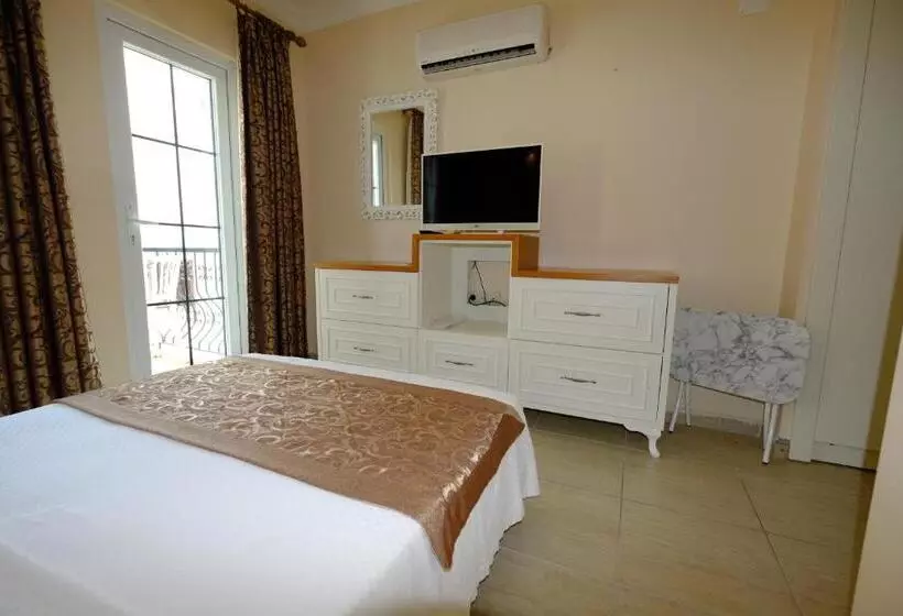 اتاق اساندارد با چشمانداز جانبی به دریا, Enda Boutique Hotel Kalkan