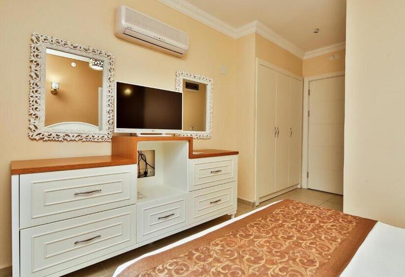 اتاق اساندارد با چشم‌انداز جانبی به دریا, Enda Boutique Hotel Kalkan