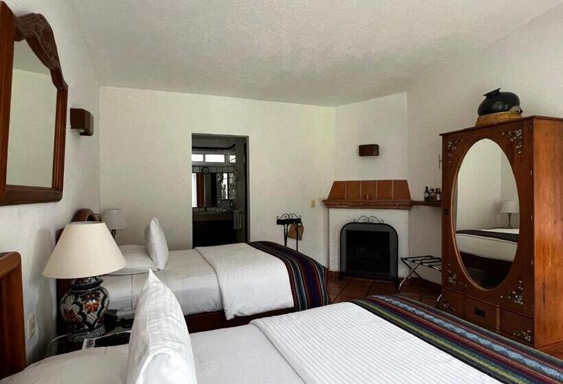 חדר סטנדרט שתי מיטות זוגיות, Casa Bugambilia, Un Pequeño Hotel En Tepoztlán
