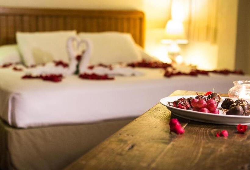 מיטת קינג בסוויטה, Casa Bugambilia, Un Pequeño Hotel En Tepoztlán