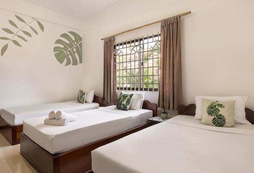 חדר סטנדרט לשלושה, Babel Siem Reap Guesthouse