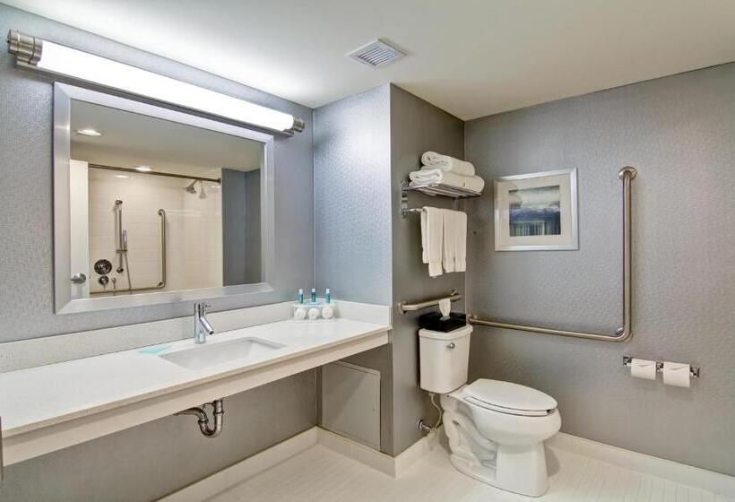 Номер Стандарт Кровать Кинг Адаптированный для Инвалидов, Holiday Inn Express & Suites Oshawa Downtown   Toronto Area, An Ihg