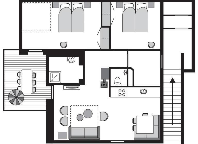 דירת שני חדרים, Landal Katschberg