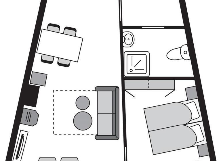 דירת קומפורט חדר שינה 1, Landal Katschberg