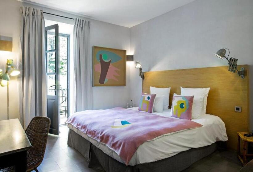 غرفة ديلوكس مزودة بشرفة, Auberge De Banne