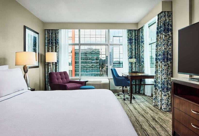 اتاق استاندارد با تخت بزرگ, Hilton Garden Inn Nashville Downtown/convention Center