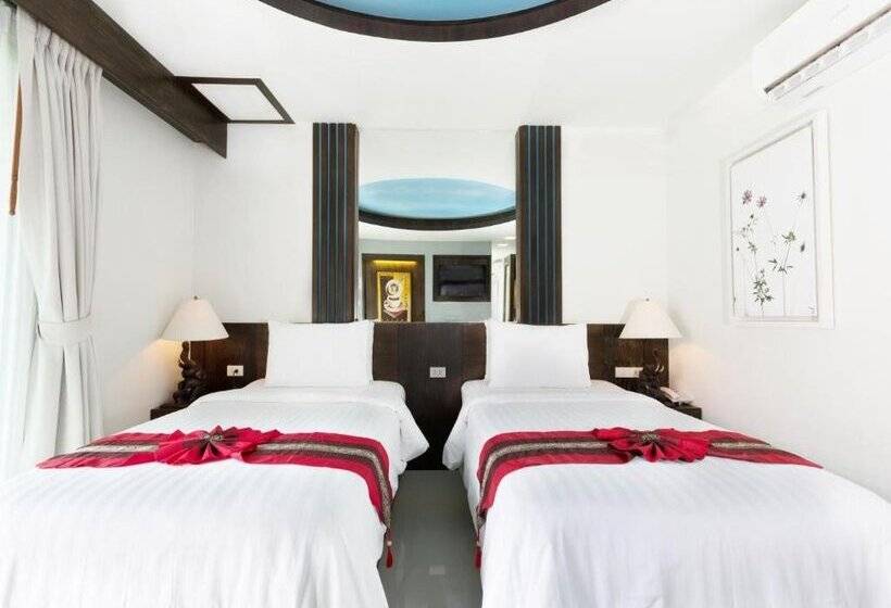 Quarto deluxe, Naina Resort & Spa   Sha Extra Plus