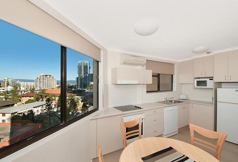 オーシャンビューバルコニー付きワンベッドルームアパートメント, Voyager Resort