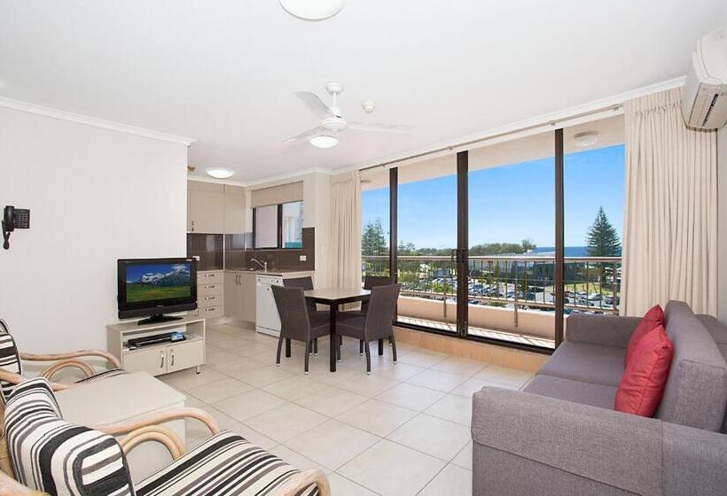 オーシャンビューバルコニー付きワンベッドルームアパートメント, Voyager Resort