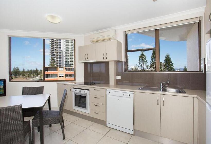 オーシャンビューバルコニー付きワンベッドルームアパートメント, Voyager Resort