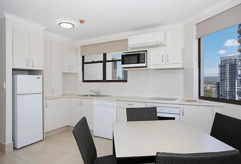 オーシャンビューバルコニー付きワンベッドルームアパートメント, Voyager Resort