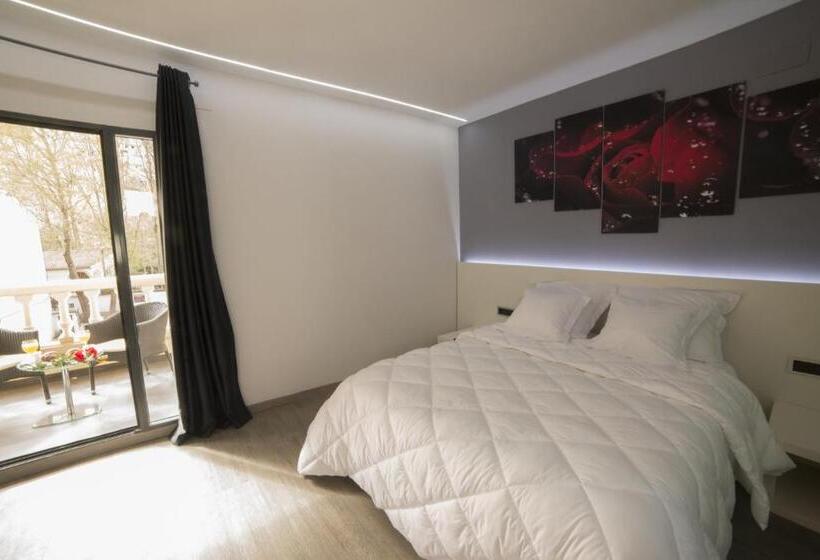 חדר סטנדרט עם מרפסת, Alcalá Del Jucar Hotel Pelayo