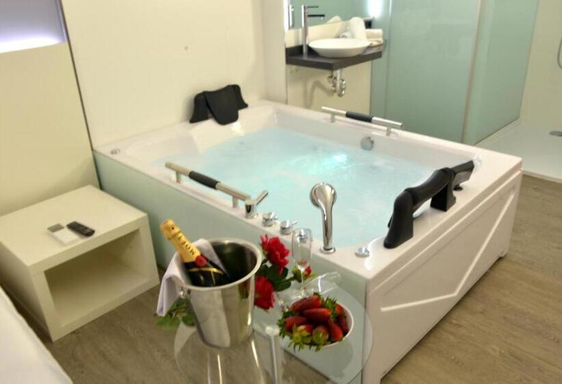 חדר סטנדרט עם ג'קוזי, Alcalá Del Jucar Hotel Pelayo