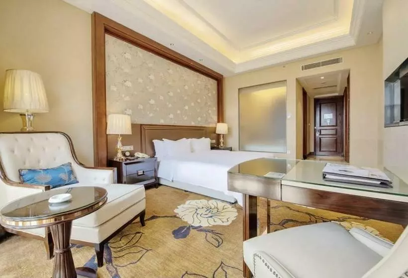 キングサイズベッドのデラックスルーム, Days Hotel By Wyndham Logan City Huizhou