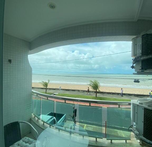 חדר סטנדרט עם מרפסת, Flat Manaíra Palace