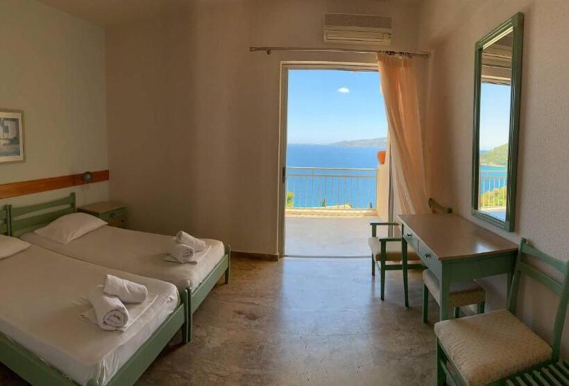 اتاق استاندارد با بالکن و چشمانداز دریا, Fedra Apartments