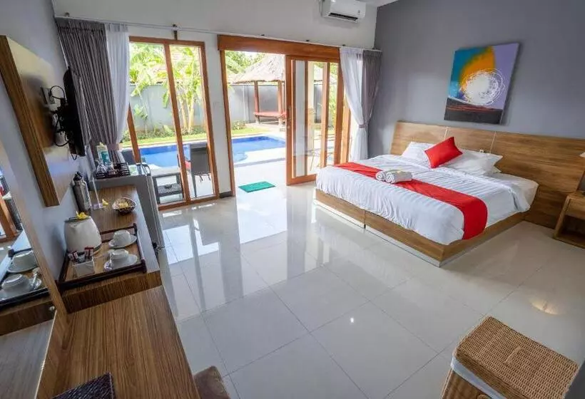اتاق استاندارد با چشم‌انداز استخر, Bali Dive Resort And Spa