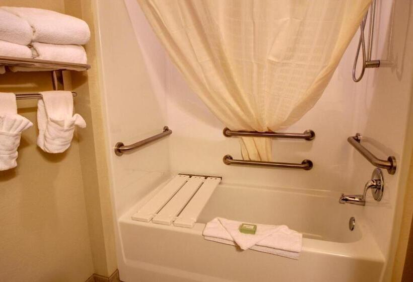 غرفة قياسية سرير كينج لذوى الإحتياجات الخاصة, Cobblestone Hotel & Suites   Charlestown