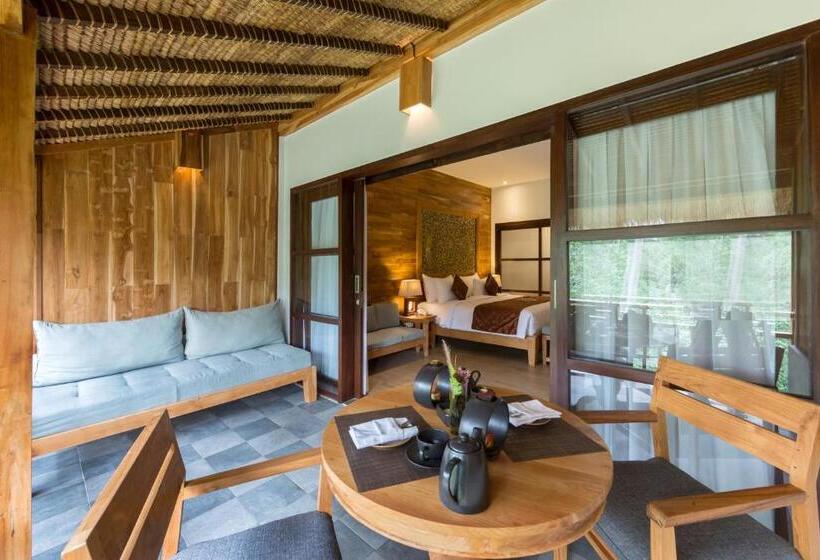 סוויטה עם נוף, Manah Shanti Suites By Pramana Villas