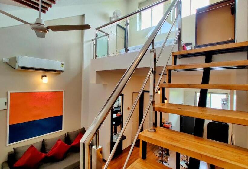 וילה בת חדר שינה 1, Pushpam Lords Resort Karjat  Pure Veg