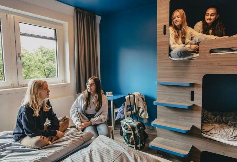 4인용 스탠다드 룸, Jugendherberge München City Hostel