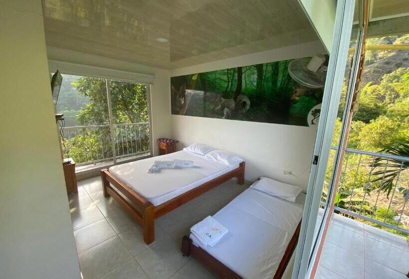 חדר סטנדרט נוף לאגם, Ecohotel Campo Alegre