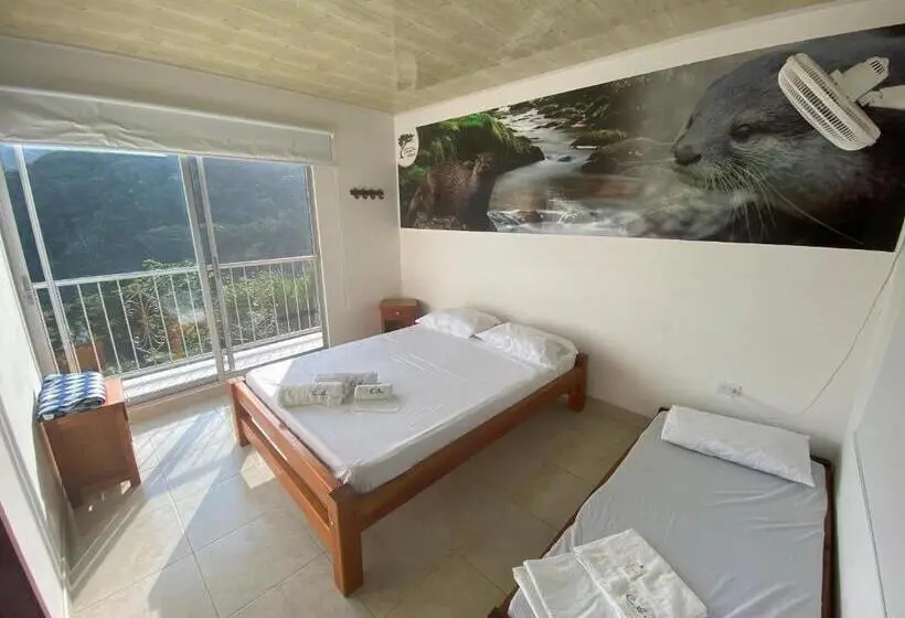 バルコニー付きスタンダードルーム, Ecohotel Campo Alegre