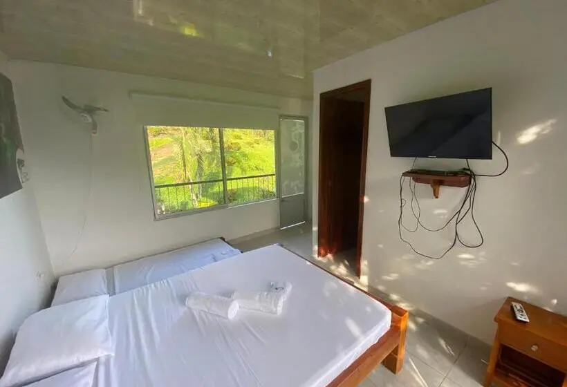 バルコニー付きスタンダードルーム, Ecohotel Campo Alegre