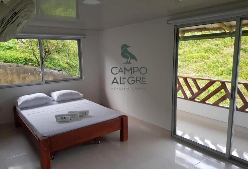 חדר סטנדרט עם מרפסת, Ecohotel Campo Alegre