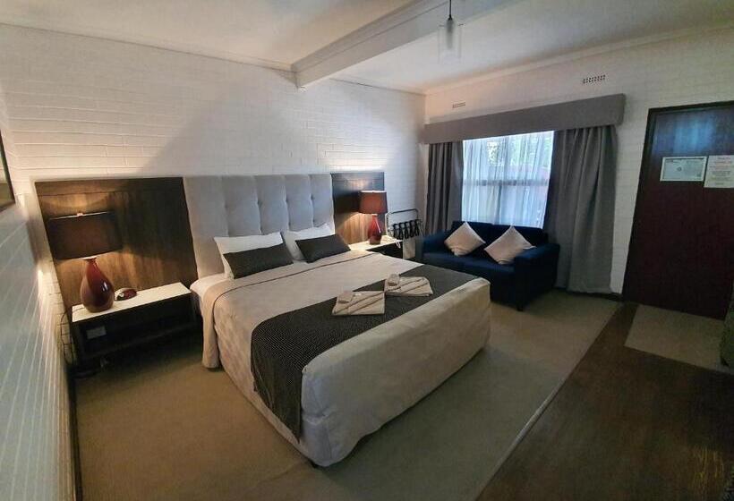 キングサイズベッドのスタンダードルーム, Angaston Vineyards Motel