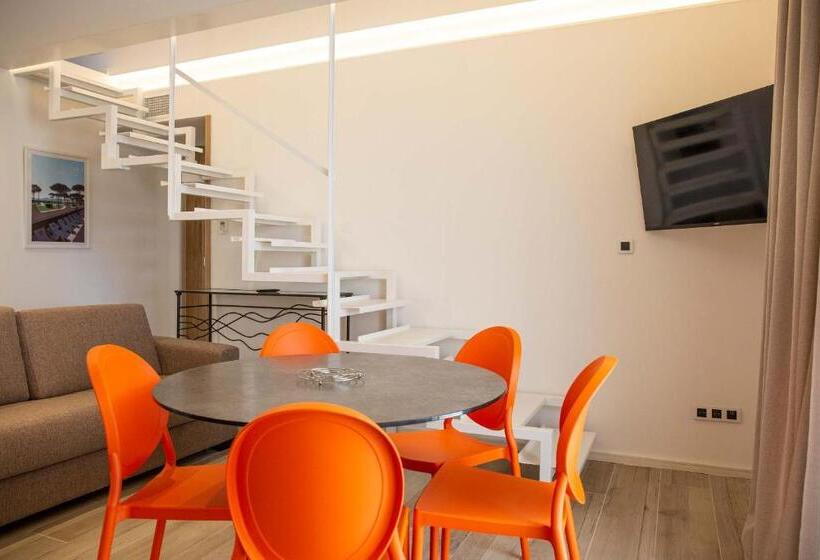 דירת דופלקס בת חדר שינה 1, Résidence Du Lido