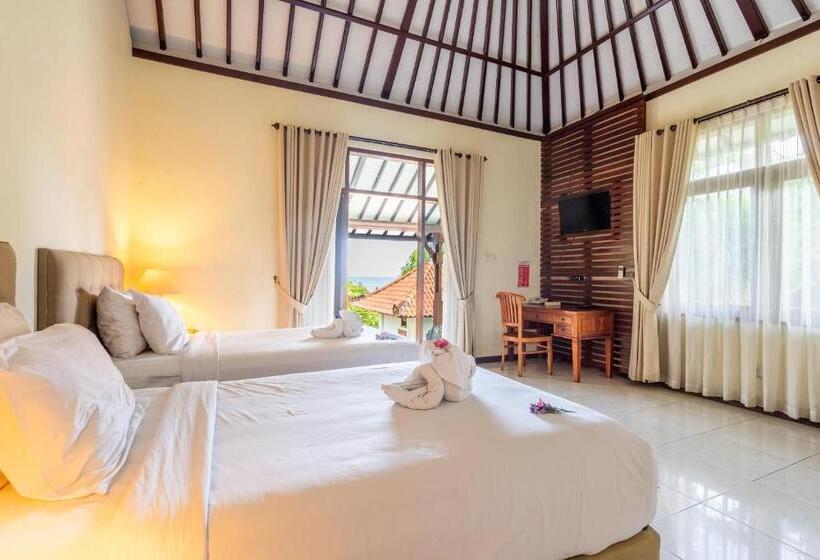 דירת דלוקס 2 חדרי שינה, Taman Surgawi Resort & Spa