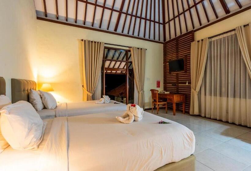 דירת דלוקס 2 חדרי שינה, Taman Surgawi Resort & Spa