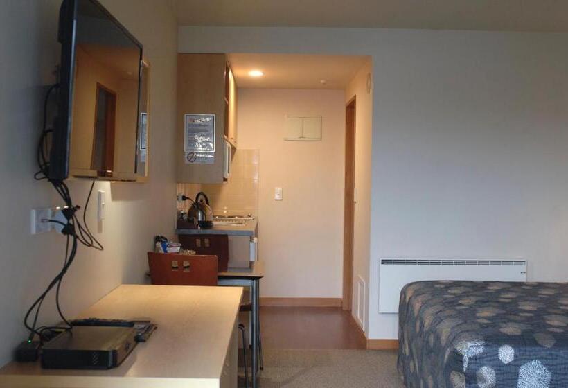 带大床的标准工作室, Shelby Motor Lodge