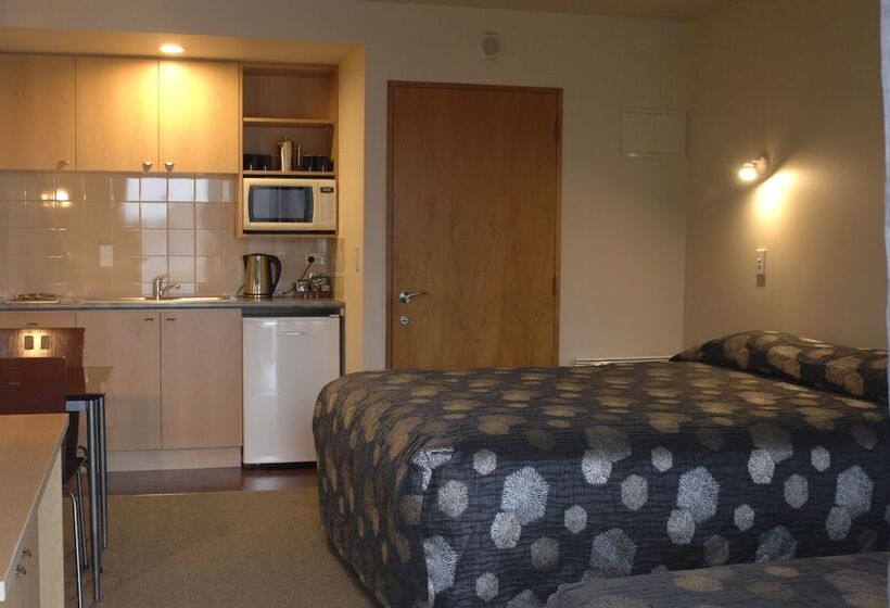 带大床的标准工作室, Shelby Motor Lodge