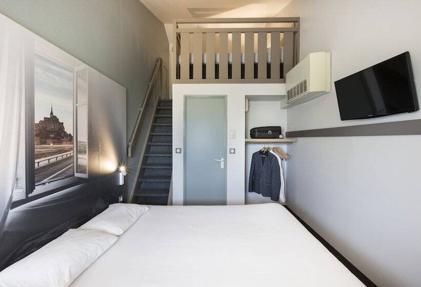 חדר סטנדרט לארבעה, B&b Hotel Avranches Baie Du Mont St Michel