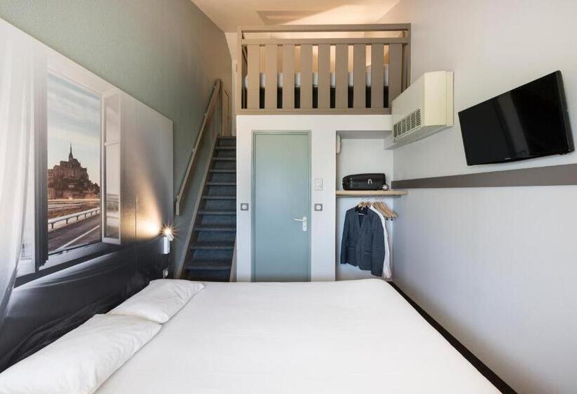 חדר סטנדרט לארבעה, B&b Hotel Avranches Baie Du Mont St Michel