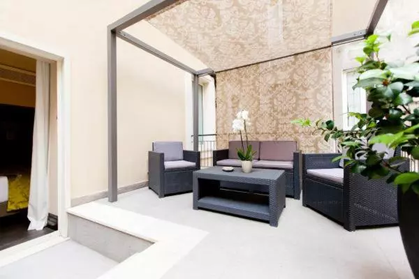 חדר סטנדרט עם מרפסת, Quirinale Luxury Rooms