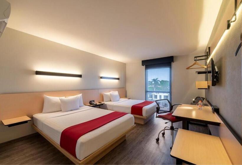 스탠다드 룸 더블 침대 2개, City Express Plus By Marriott Guadalajara Palomar