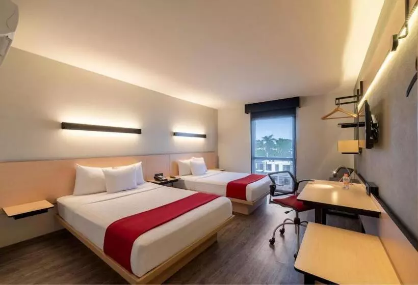 ２ダブルベッドのスタンダードルーム, City Express Plus By Marriott Guadalajara Palomar