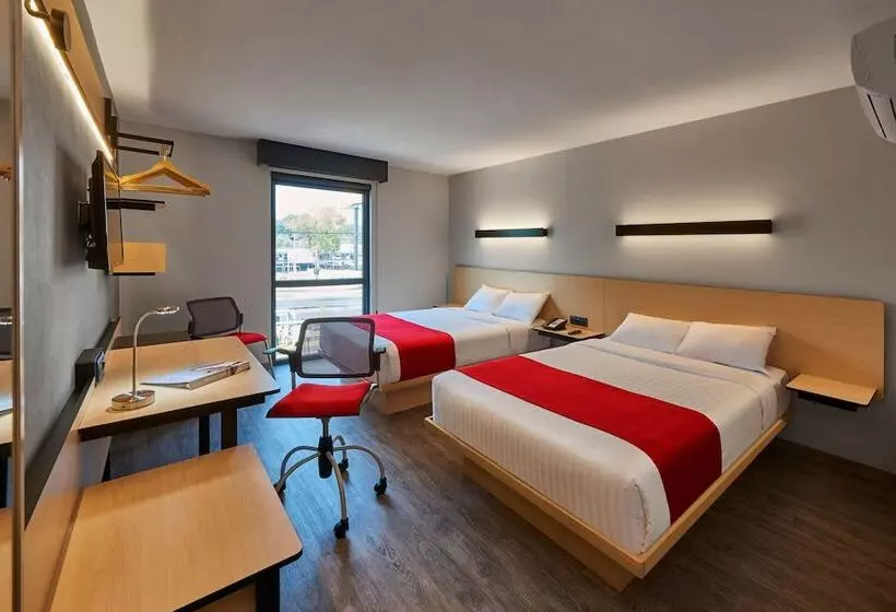 ２ダブルベッドのスタンダードルーム, City Express Plus By Marriott Guadalajara Palomar