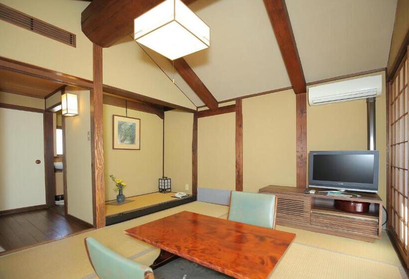 חדר סטנדרט חדר אמבטיה משותף, Ryori Ryokan Tsurugata