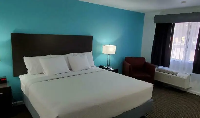 キングサイズベッドのスタンダードルーム, Travelodge By Wyndham Livonia Canton Novi Detroit Area