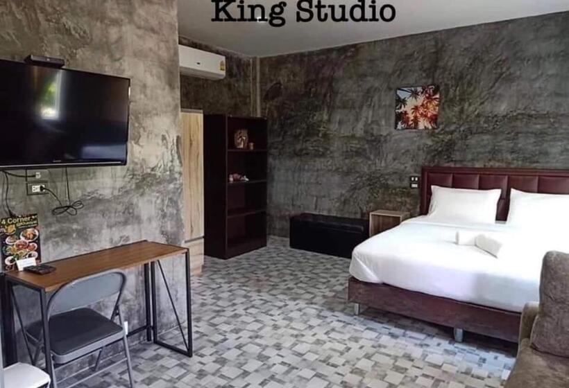キングサイドベッドのスタンダードワンルーム, 4 Corner Khaoyai
