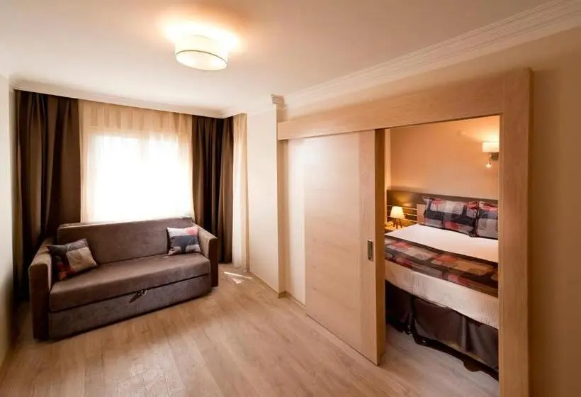 Deluxe-huoneisto 1 Makuuhuone, Atrium Apart Otel