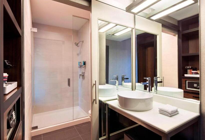 장애인을 위한 킹사이즈 침대 스탠다드 룸, Aloft Boston Seaport District